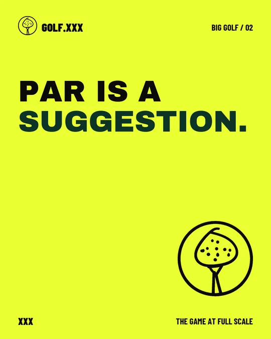 BIG GOLF meme 02: Par is a suggestion.